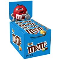 Los mejores  - M&amp-Ms Choco Snack en Bolitas de Colores de Arroz Inflado y Chocolate con Leche 40 g - Pack de 24
